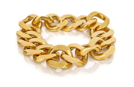 Weingrill bracciale in oro giallo a maglia a groumette Oro giallo 750/000....