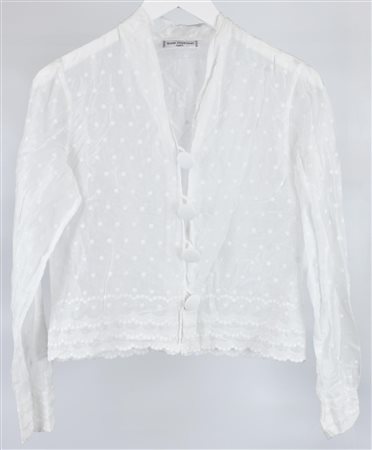 Anne Fontaine LACES SHIRT DESCRIPTION: White transparent shirt with lace...