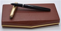 Parker FOUNTAIN PEN DESCRIPTION: Fountain pen with 14K gold-plated cap. Made...