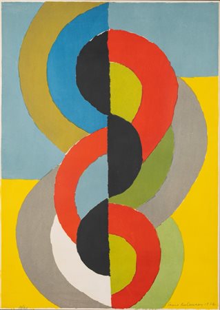 Sonia Delaunay (Hradyz'k 1885-Parigi 1979)  - Composizione, 1962