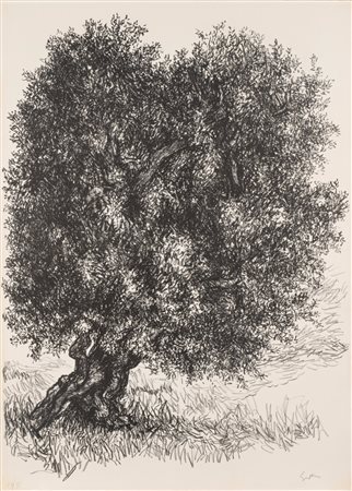 Renato Guttuso (Bagheria 1911-Roma 1987)  - Albero