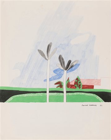 David Hockney (Bradford 1937)  - California scene , 1966