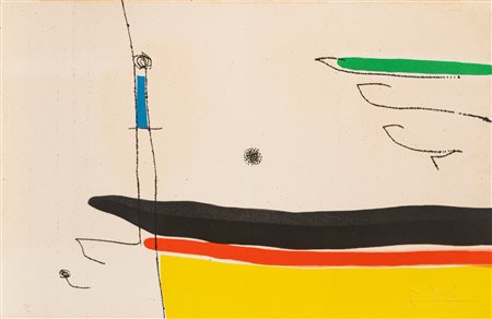 Joan Mirò (Barcellona 1893-Maiorca 1983)  - Le Marteau sans maître, 1976