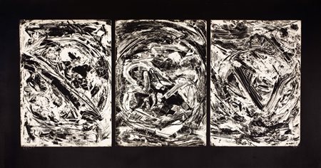 Emilio Vedova (Venezia 1919-2006)  - Trittico Oltre, 1987/'92