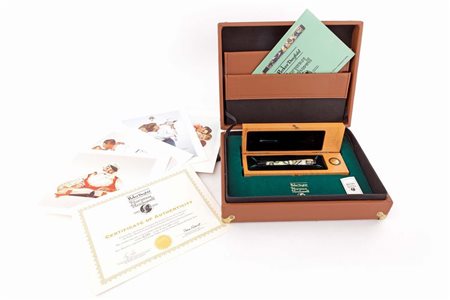 Parker Duofold Norman Rockwell - Penna stilografica in celluloide con...