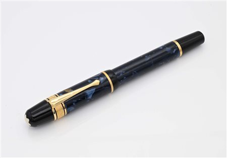 Montblanc Edgar Allan Poe Special Edition - Penna Stilografica in resina blu...