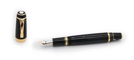 Montblanc Boheme - Penna stilografica con pennino retrattile in vernice nera...