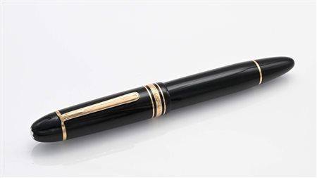 Montblanc Meisterstuck 149 - Penna stilografica in resina nera con...