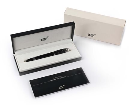 Montblanc Starwalker - Penna stilografica in resina nera con particolari...