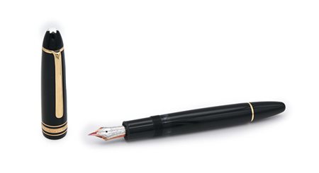 Montblanc Meisterstuck 146 - Penna stilografica in vernice nera con...