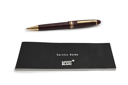 Montblanc Meisterstuck 161 Le Grand - Penna a sfera in vernice bordeaux e...