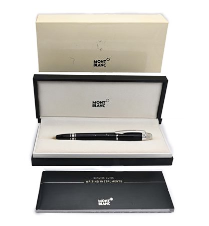 Montblanc Starwalker - Roller in resina nera con particolari finitura in...