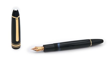 Montblanc Meisterstuck 146 - Penna stilografica in vernice nera con...