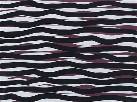 Sol LeWitt , Hartford 1928 , New York 2007 "Horizontal lines" 2005 gouache su...