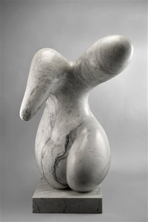 Alberto Viani , Quistello 1906 , Venezia 1989 "Nudo femminile" 1985 scultura...