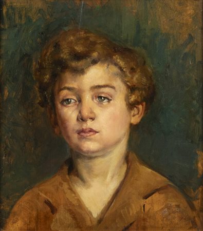 ITALO JOSZ<BR>Firenze 1878 - 1942<BR>"Ritratto di bambino" 1910