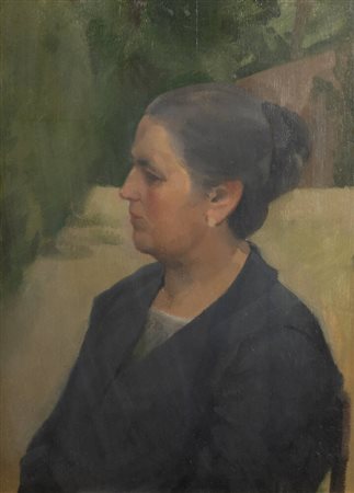 ORESTE PIZIO<BR>Torino 1879 - 1938<BR>"Ritratto della Signora Amalia"