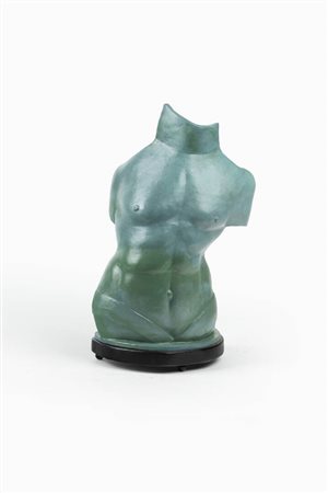 MARTINO BISSACCO<BR>Taglio di Po (RO) 1941<BR>Busto in ceramica