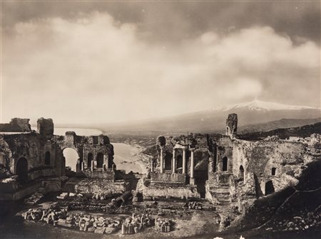 Gaetano D'Agata (1883-1949)  - Taormina, Teatro Greco, 1900s