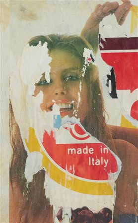 Mimmo Rotella (Catanzaro, 1918 - Milano, 2006) Senza titolo "Made in Italy"...