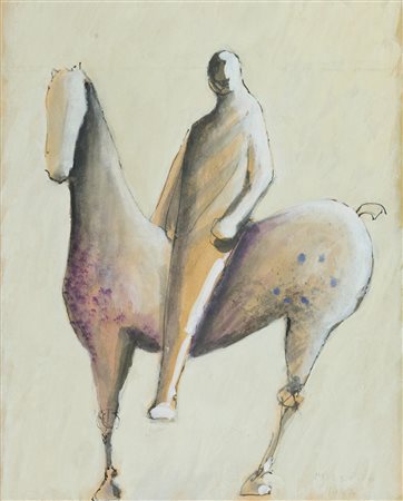 Marino Marini (Pistoia, 1901 - Viareggio, 1980) Cavallo e cavaliere 1944...