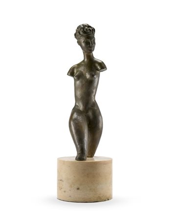 Nino Galizzi "Giovinetta" 
scultura in bronzo (h cm 48) su base in marmo (h cm 1