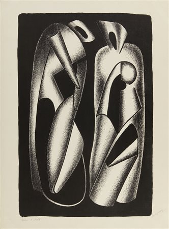 ARCHIPENKO ALEXANDER (1887 - 1964) - DA LES FORMES VIVANTES: LUMINOSITE' DES FORMES.