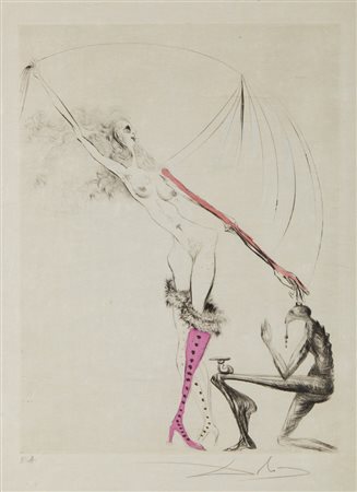 DALI' SALVADOR (1904 - 1989) - DALLA SUITE VENUS AUX FOURRURES.