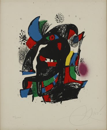 MIRO' JOAN (1893 - 1983) - DAL PORTFOLIO MIRO LITHOGRAPHIE IV.