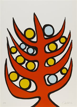 CALDER ALEXANDER (1898 - 1976) - L'ALBERO DEL BENE E DEL MALE.