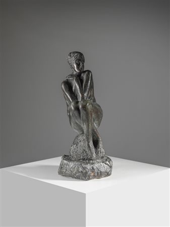 GRECO EMILIO (1913 - 1995) - FIGURA ACCOCCOLATA.