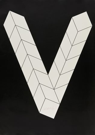 VASARELY VICTOR (1906 - 1997) - COMPOSITION V.