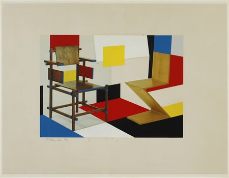 HAMILTON RICHARD (1922 - 2011) - PUTTING ON THE STIJL.