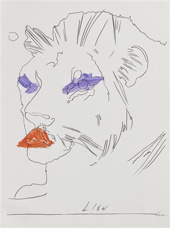 WARHOL ANDY (1928 - 1987) - LION.