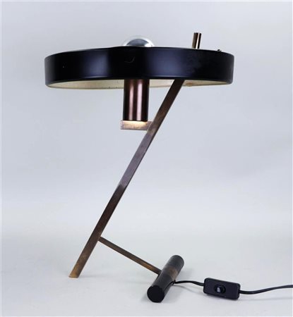 A Phillips Louis Kalff, 'spaceage' desk lamp, ca. 1970.