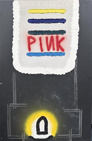 Hannes van Es (born 1950), "Pink" (signed, and , dated '1987', and annotated...