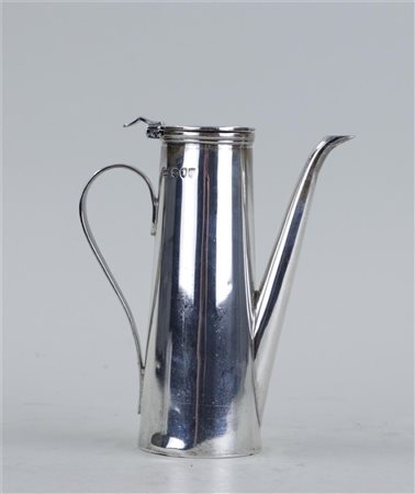 A silver jug, marked Mappin and Web. 220 grams.16 x 11 cm.