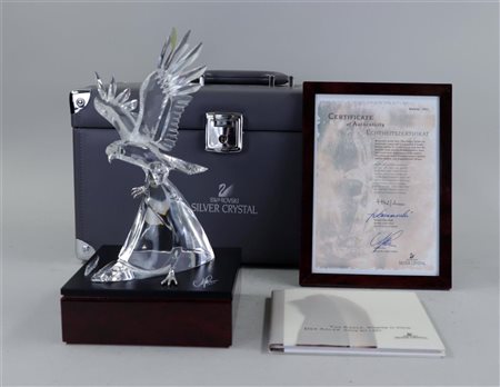 Swarovski 1995 Limited Edition-Eagle. Minor damages.30 x 18 cm.