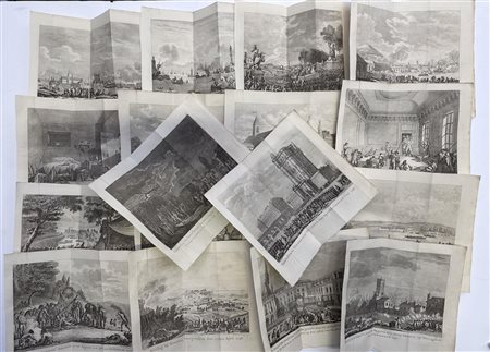 A collection of various prints with subjects including events around 1974...