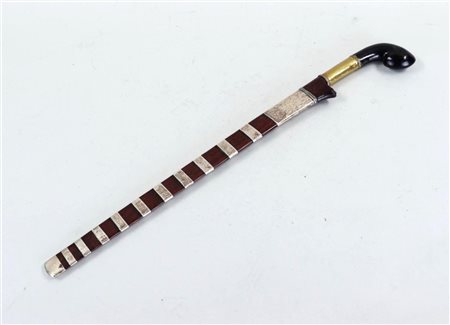 A Moro Keris Kris. Circa 1900.L. 45 cm.