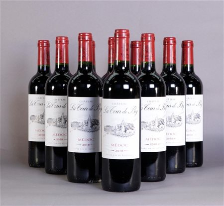 12x 0.75 liter Château La Tour de By Médoc 2018.