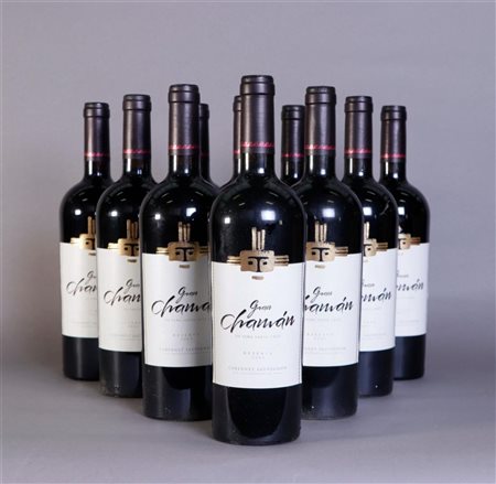 10x 0.75 Chamán Gran Reserva Carmenére Santa Cruz 2005.