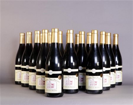 18x 0.75 liter Domaine Tour Paradis Cuvée Vicente Côtes-du-Rhône 2006.