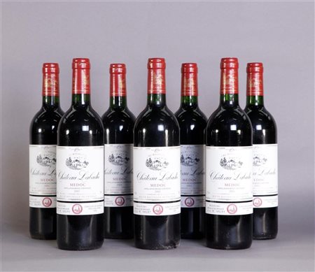 7x 0.75 liter Château Labadie Médoc 2011.