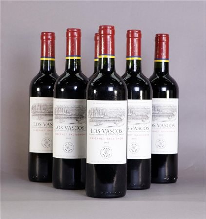 6x 0.75 liters 2015 Los Vascos Cabernet Sauvignon.