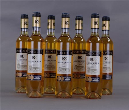 7x 0.5 liter Cordier Sauternes Collection Privée 2005.