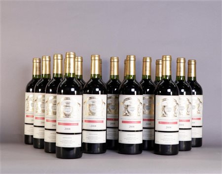 16x 0.75 liter Château La Tulipe de la Garde Bordeaux Supérieur 2008.