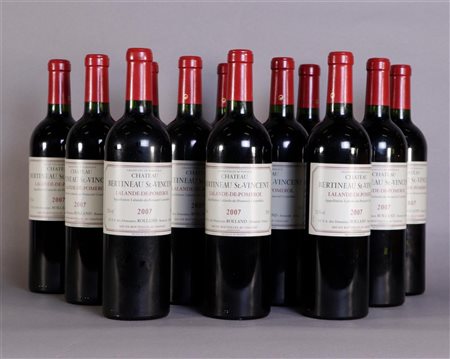 12x 0.75 Château Bertineau St.-Vincent Lalande de Pomerol 2006.