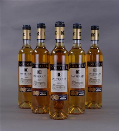 6x 0.5 liter Cordier Sauternes Collection Privée 2005.