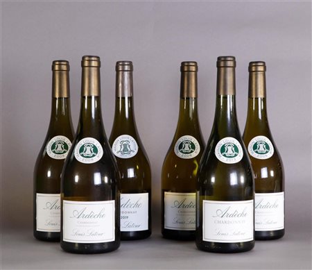 6x 0.75 liter Louis Latour – Ardèche Chardonnay 2008.